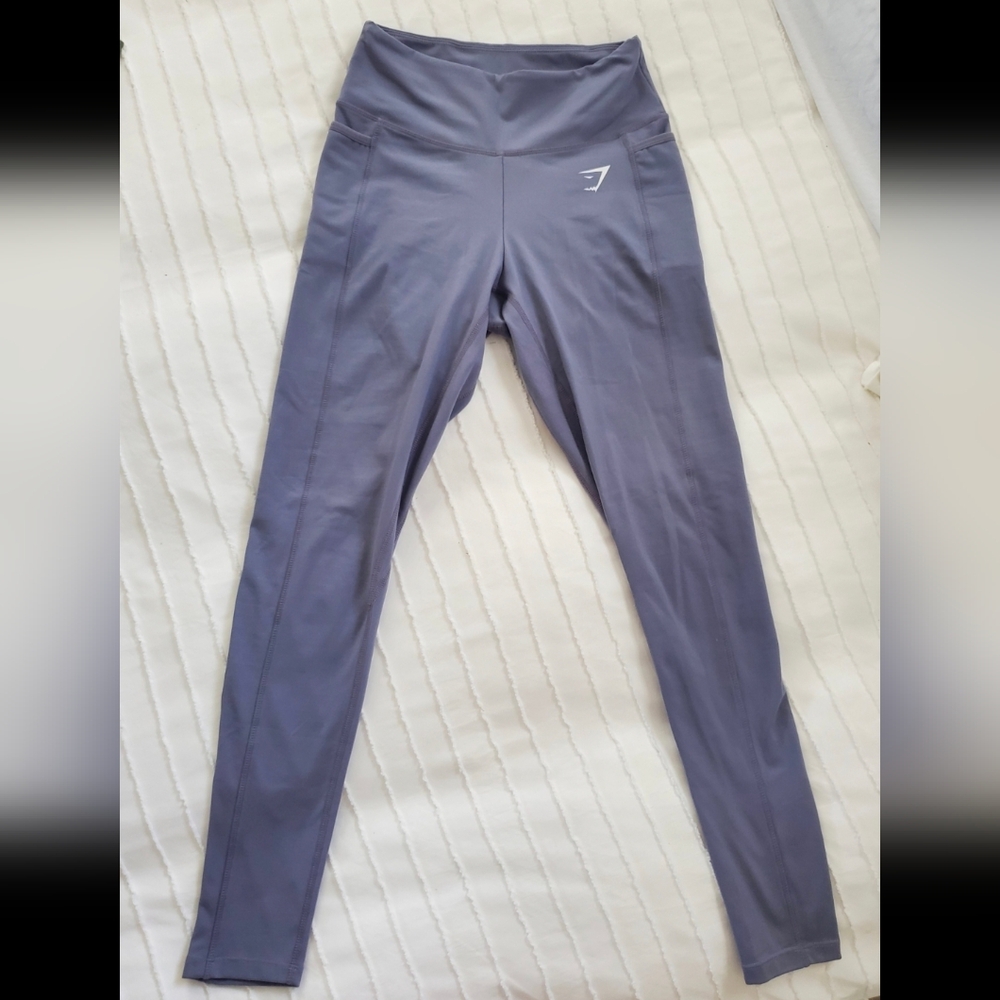 Gymshark Lavender Leggings Dry Moisture Management Size Small